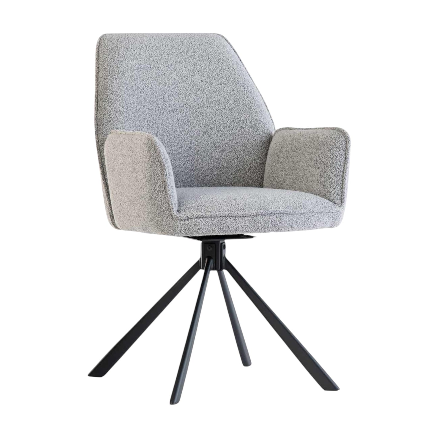 Harley Swivel Dining Chair - Grey