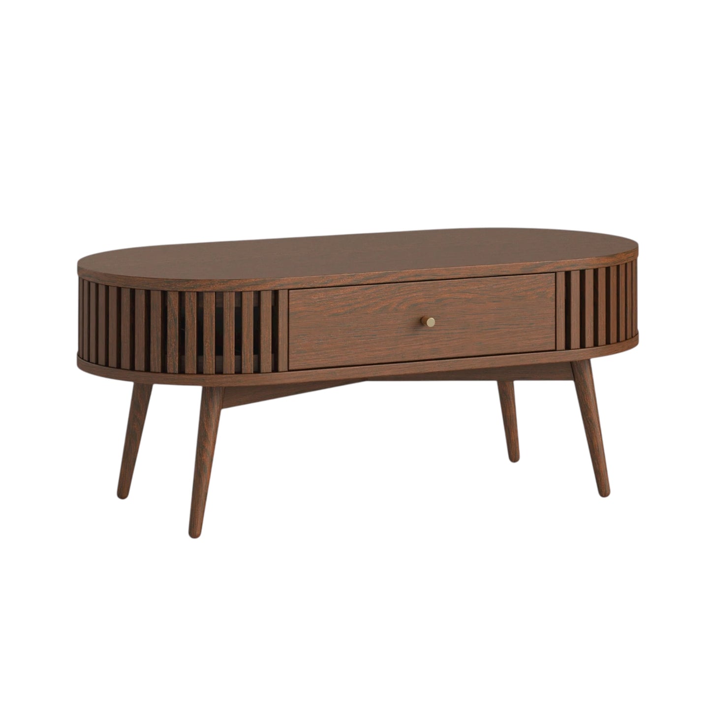 Soho Oval Coffee Table - Walnut