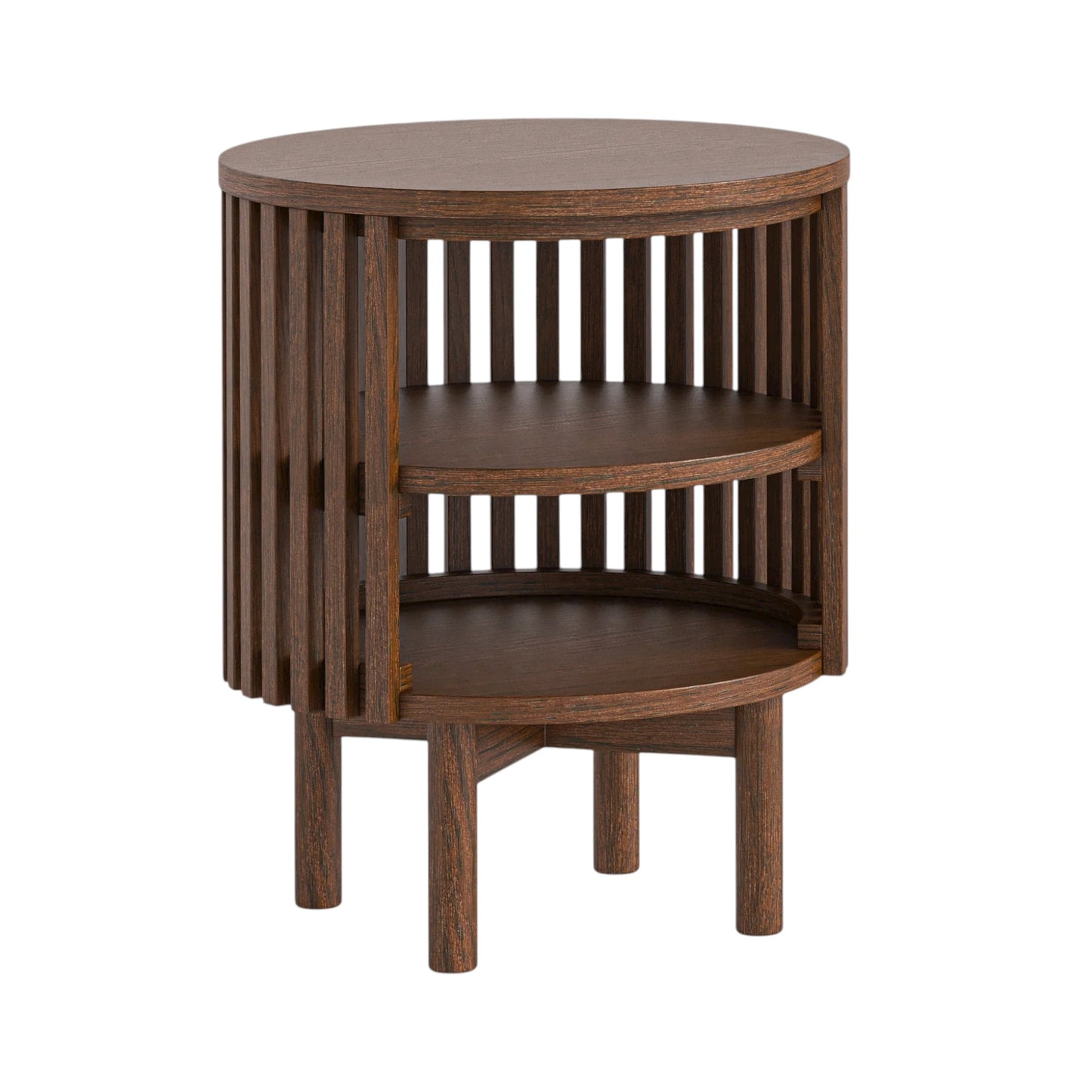 Soho Open Side Table - Walnut