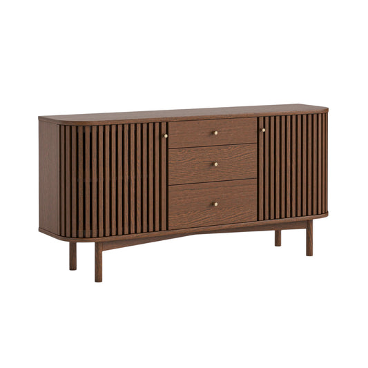 Soho Large Sideboard With Drawers - Walnut
