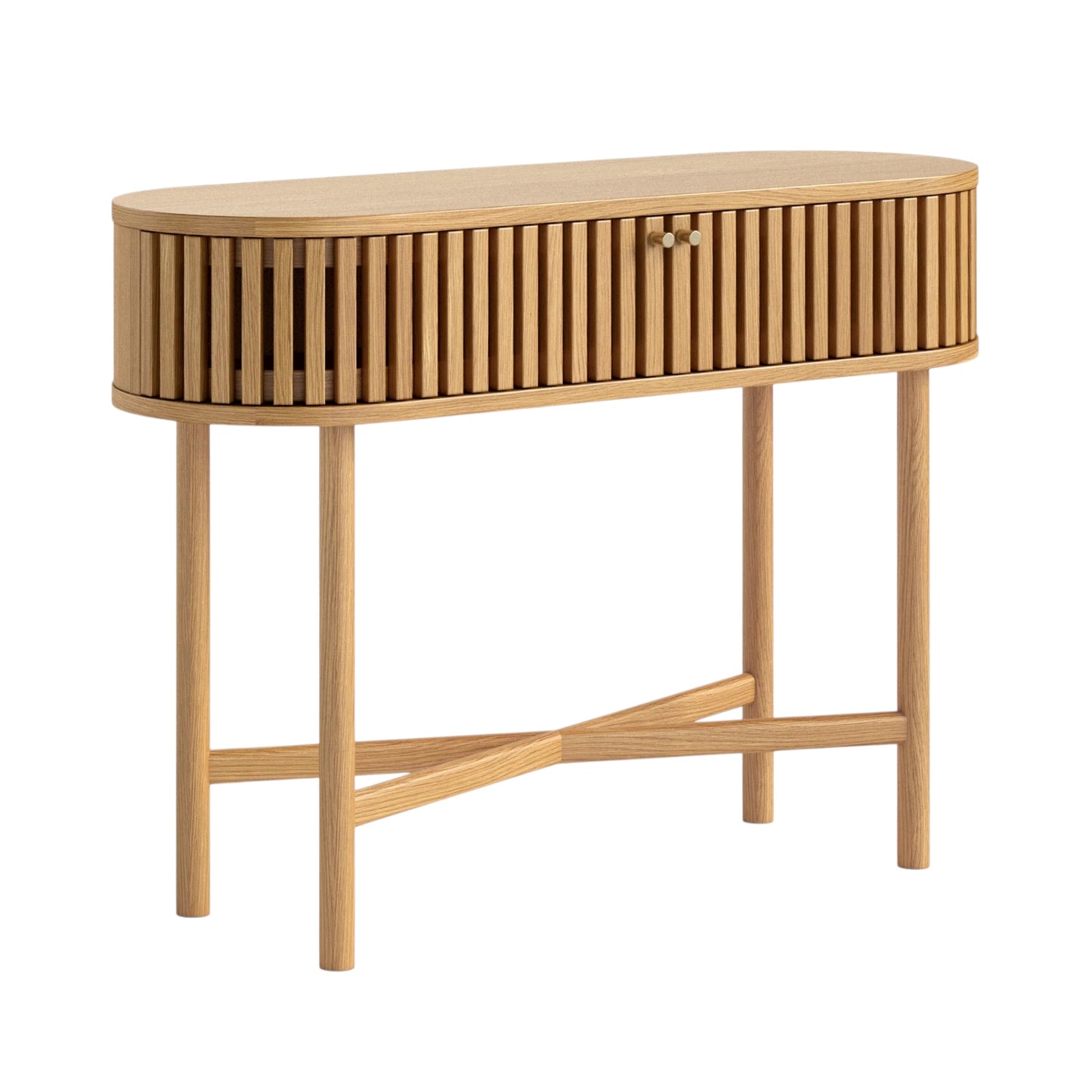 Soho Oval Console Table - Natural