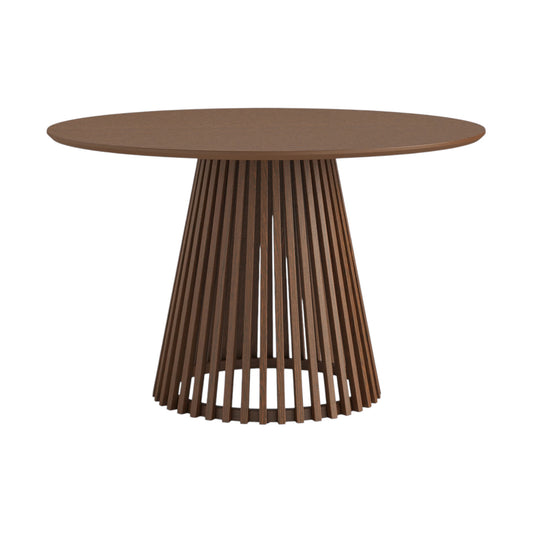Soho Round Dining Table - Walnut