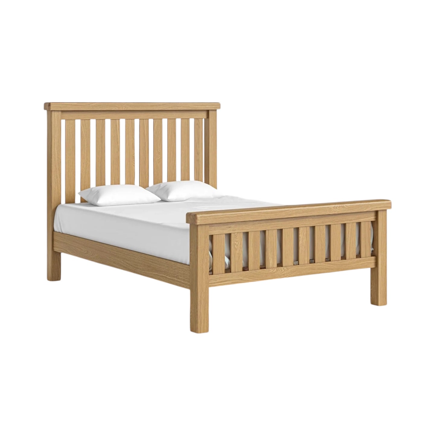 Toronto Bed Frame - Oak (3x Size Options)