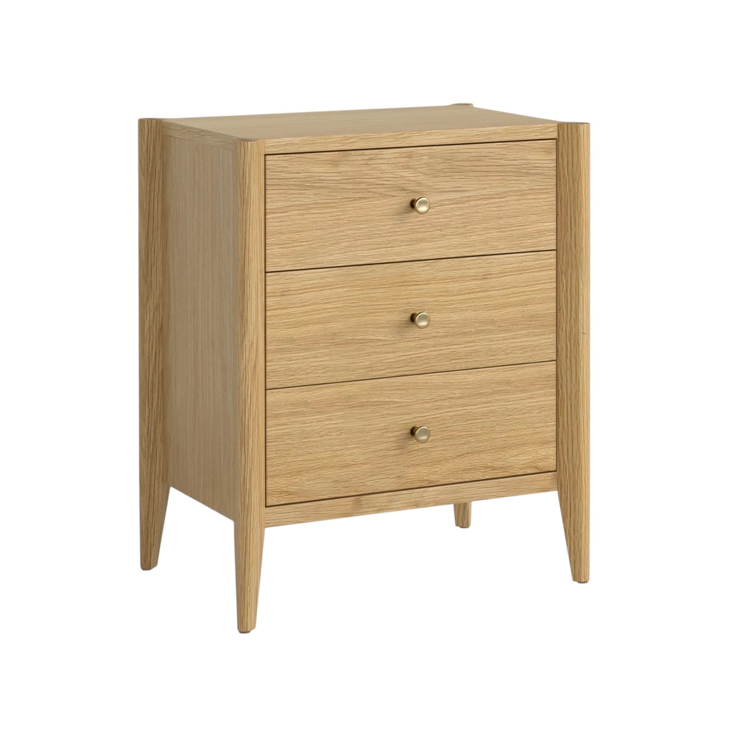 Paris Bedside Locker - Light Oak