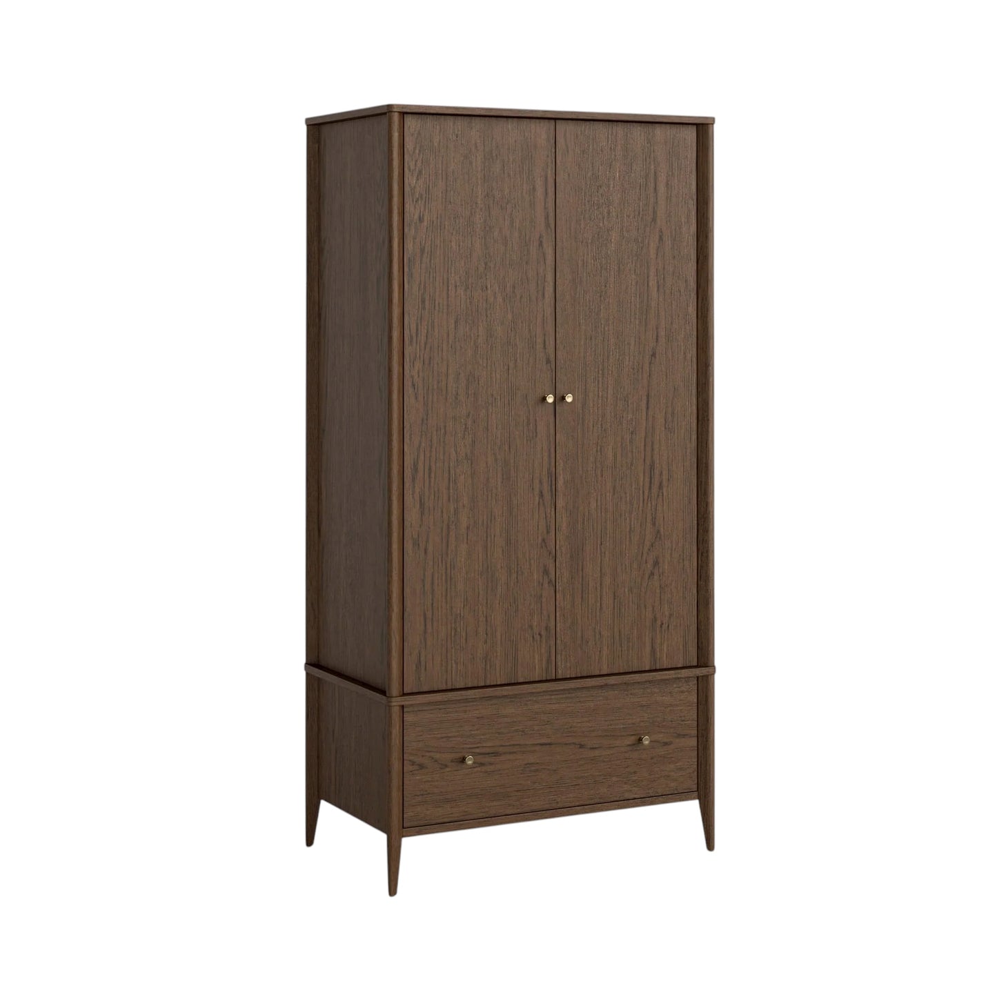 Paris Double Wardrobe - Dark Oak