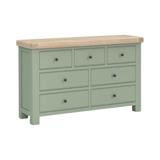 Toronto Seven Drawer Chest - Sage & Oak