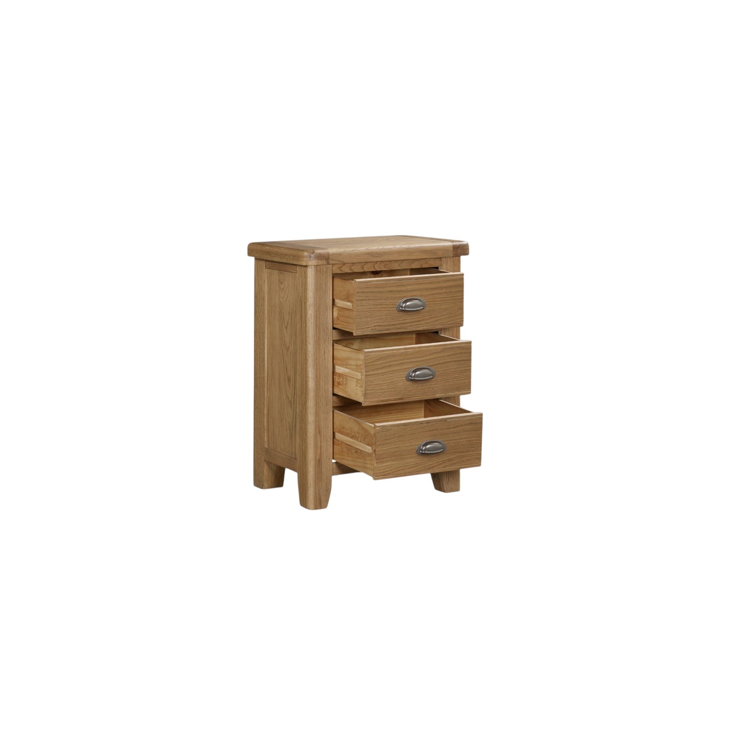 Heritage Oak Bedside Locker - Smoked Oak