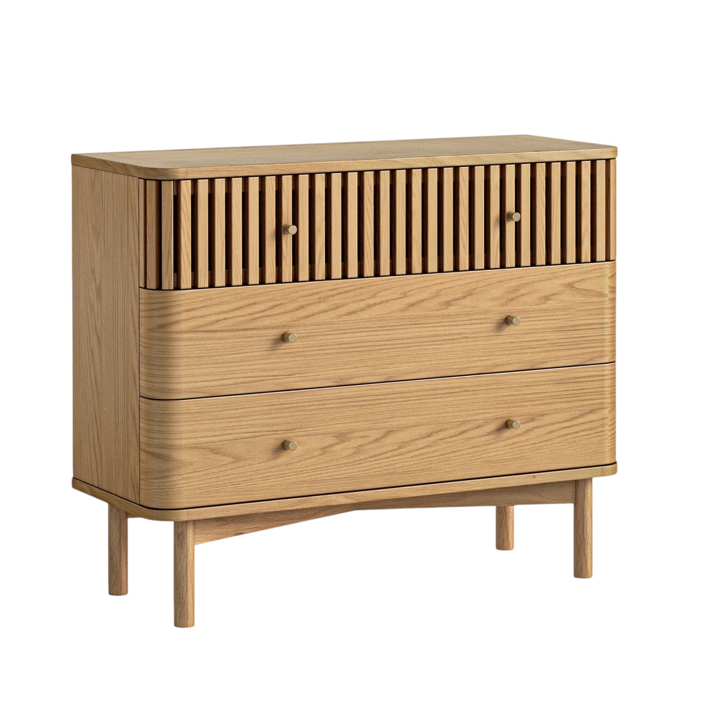 Soho Three Drawer Chest - Natural