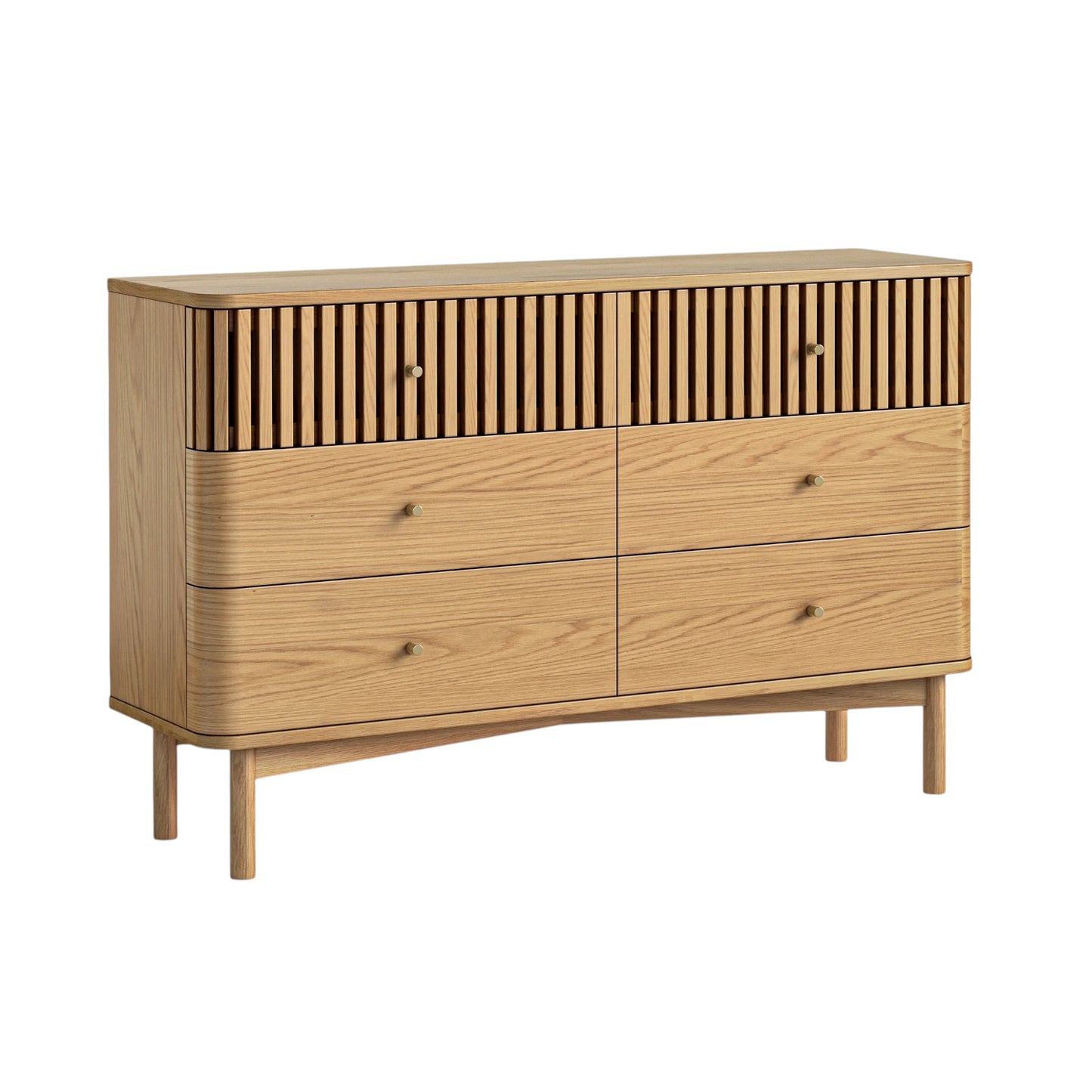 Soho Six Drawer Chest - Natural
