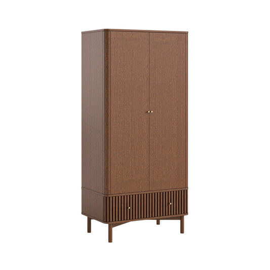 Soho Double Wardrobe - Walnut
