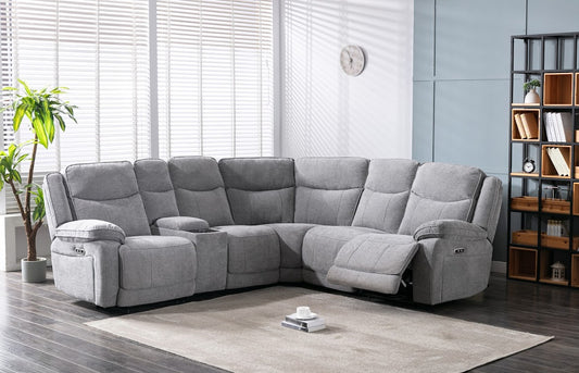 Herbert Corner Sofa - Light Grey