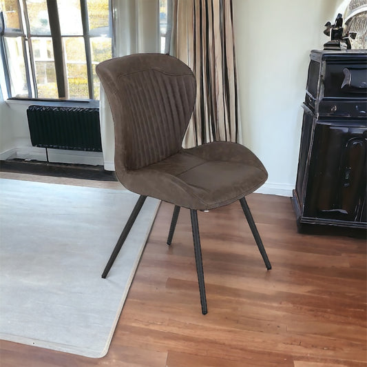 Alberta Dining Chair - Brown