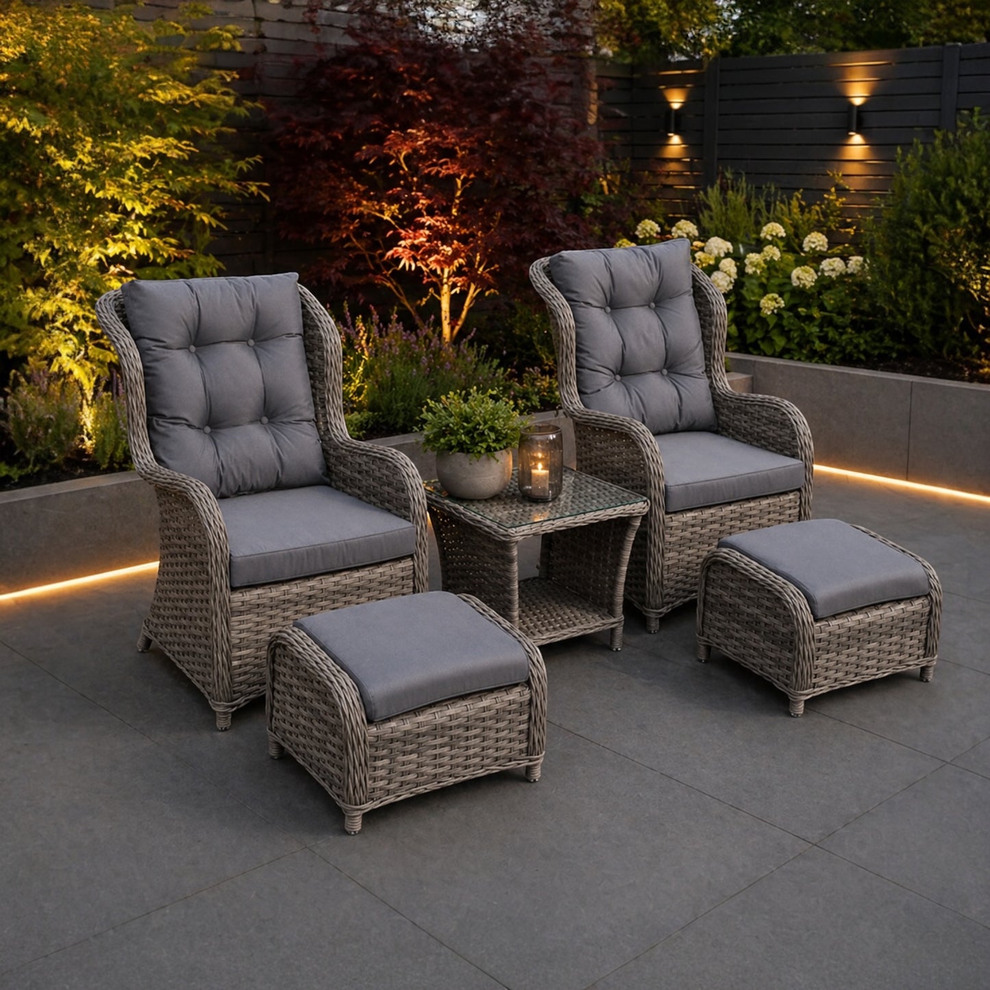 Malaga Rattan Bistro Set