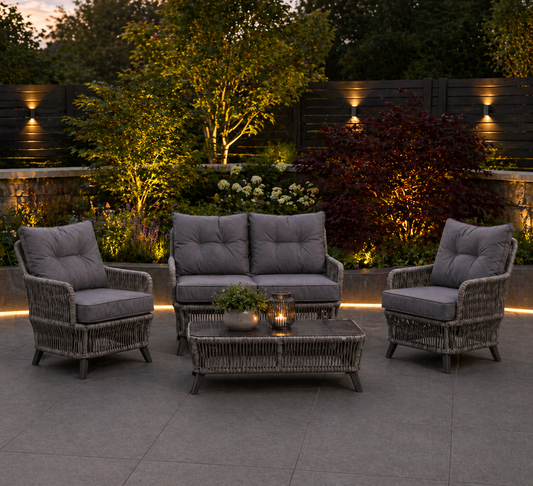 Riva Four Piece Rattan Set