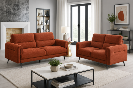 Oakley Sofa Sets - Rust