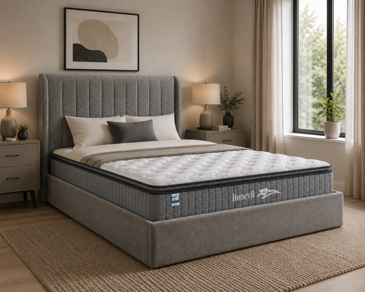 Lilly Ottoman Bed Frame - Grey