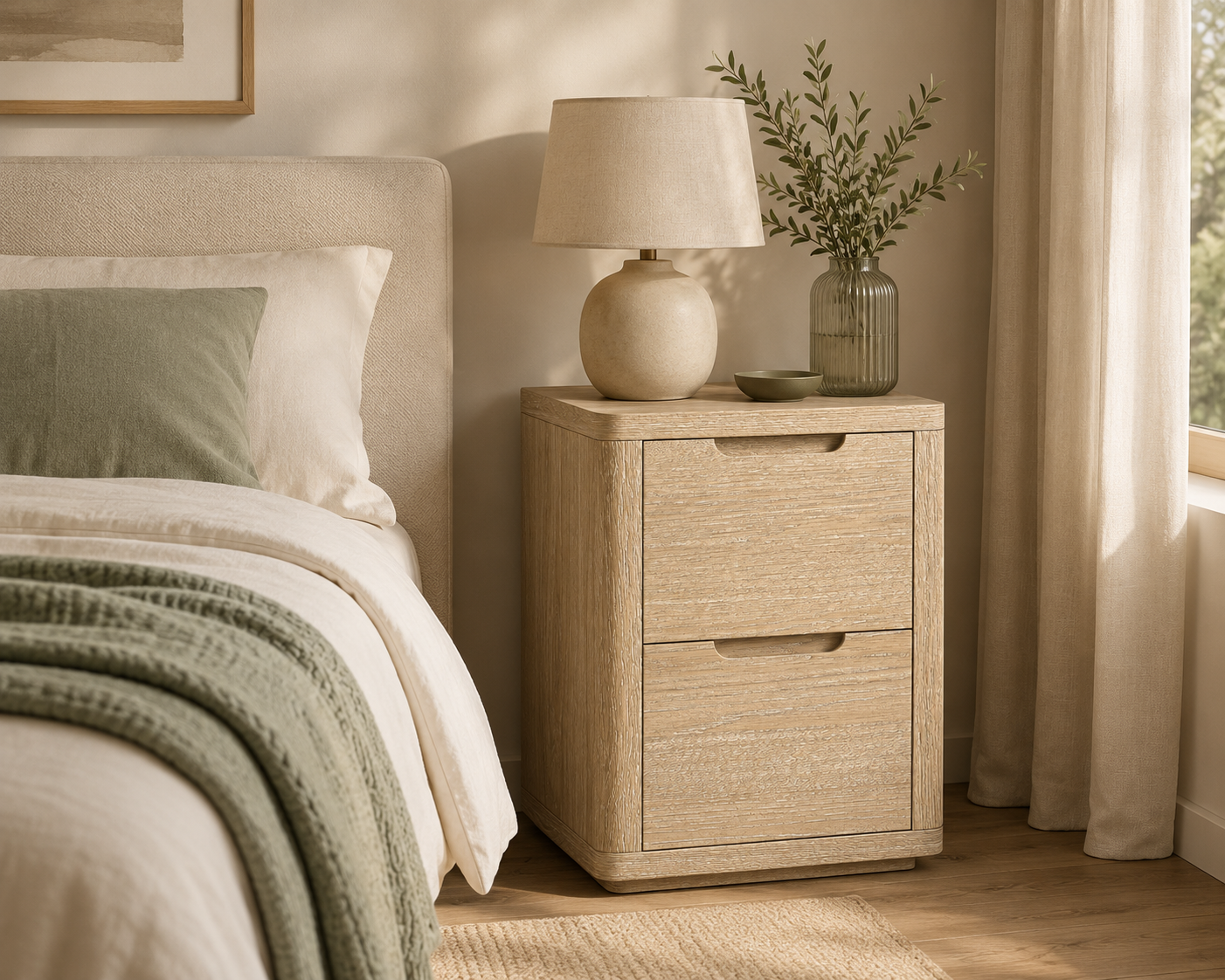Portobello Narrow Bedside Locker