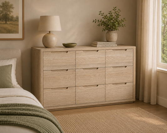 Portobello Nine Drawer Wide Chest