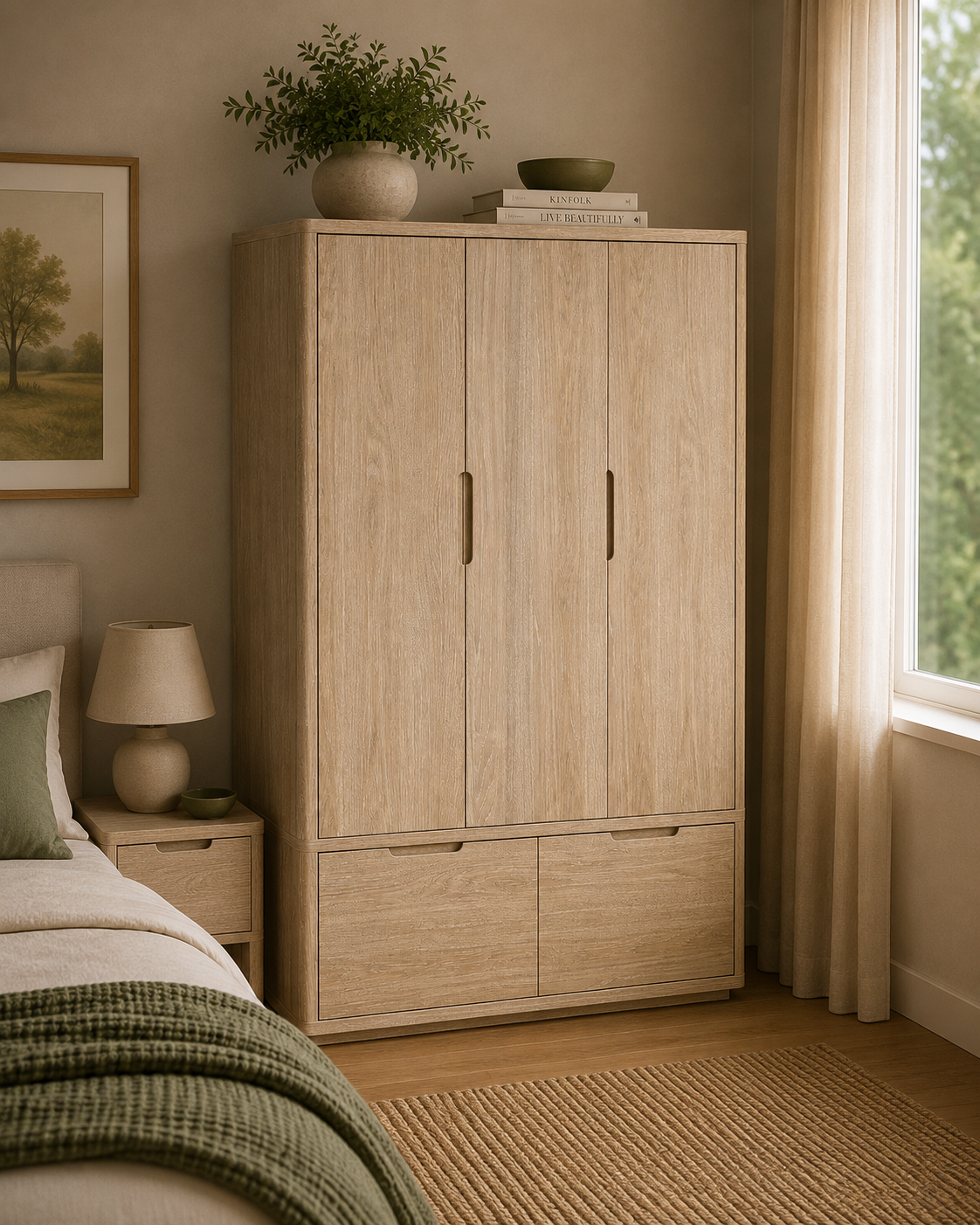 Portobello Three Door Wardrobe