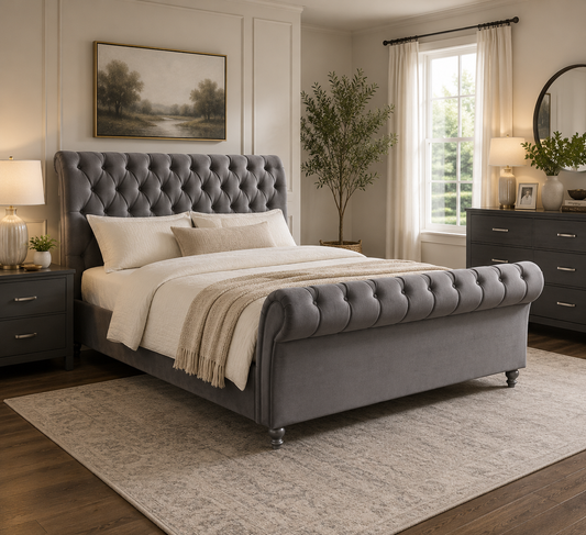 Danny Bed Frame - Grey