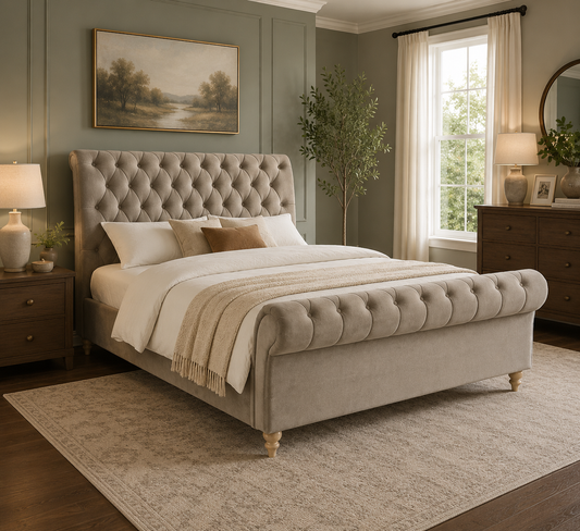 Danny Bed Frame - Mink