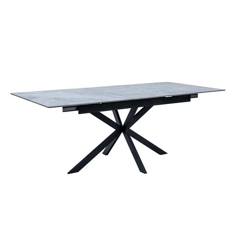 Arrigo 1.6m Extending Dining Set - Grey Sintered Stone