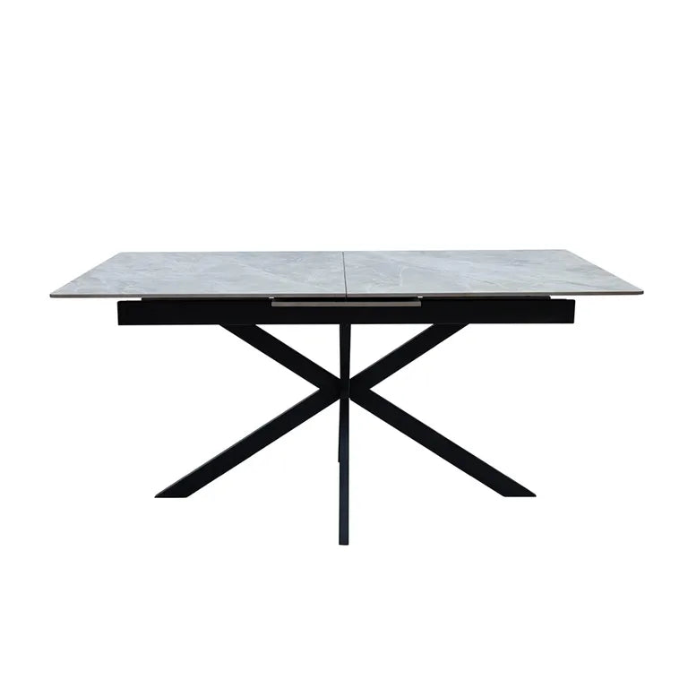 Arrigo 1.6m Extending Dining Set - Grey Sintered Stone