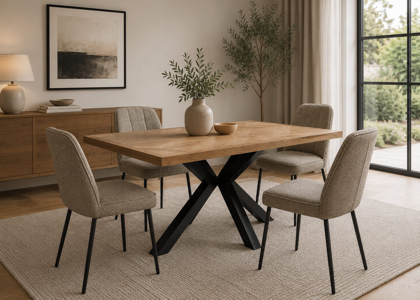 Zara 1.4m Dining Set