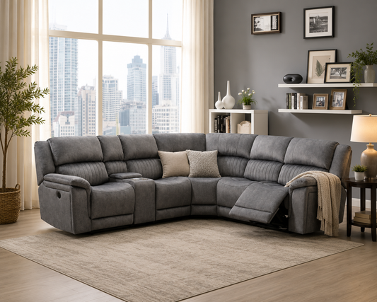 Washington Corner Sofa - Dark Grey
