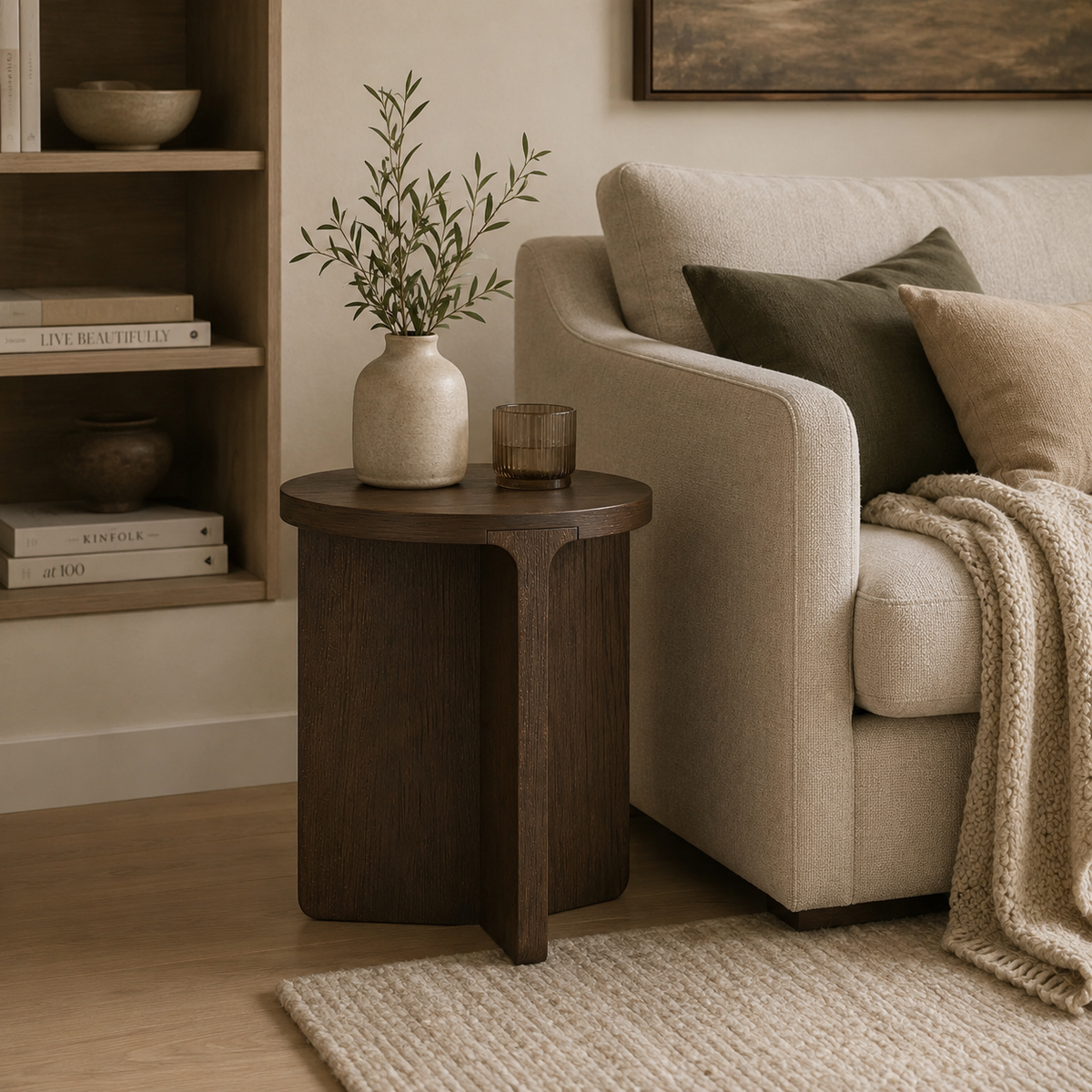 California Round Side Table