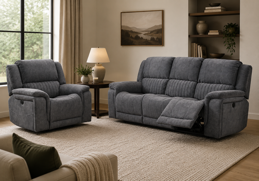 Washington Sofa Sets - Dark Grey