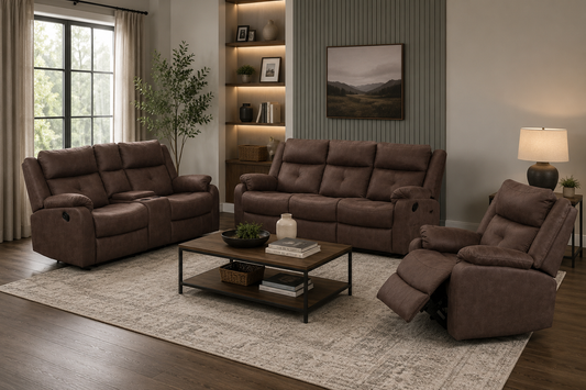 Harrow Sofa Sets - Chestnut