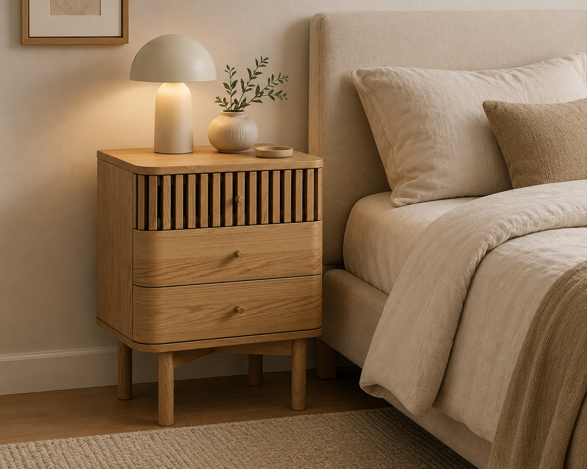 Soho Bedside Locker - Natural