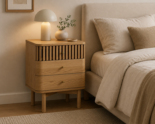 Soho Bedside Locker - Natural