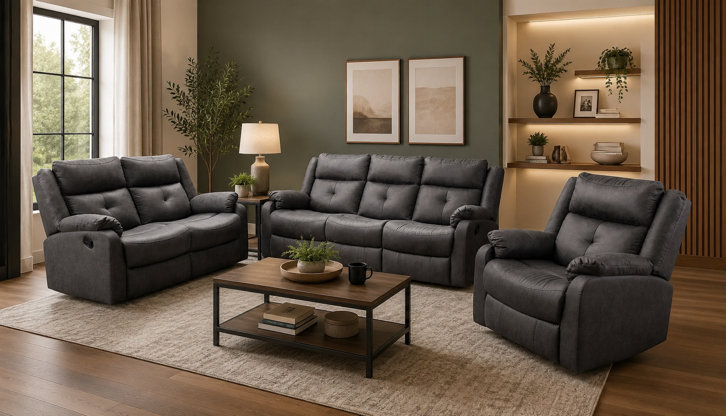 Harrow Sofa Sets - Grey