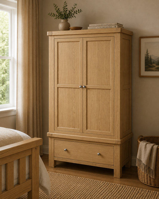 Toronto Double Wardrobe - Oak
