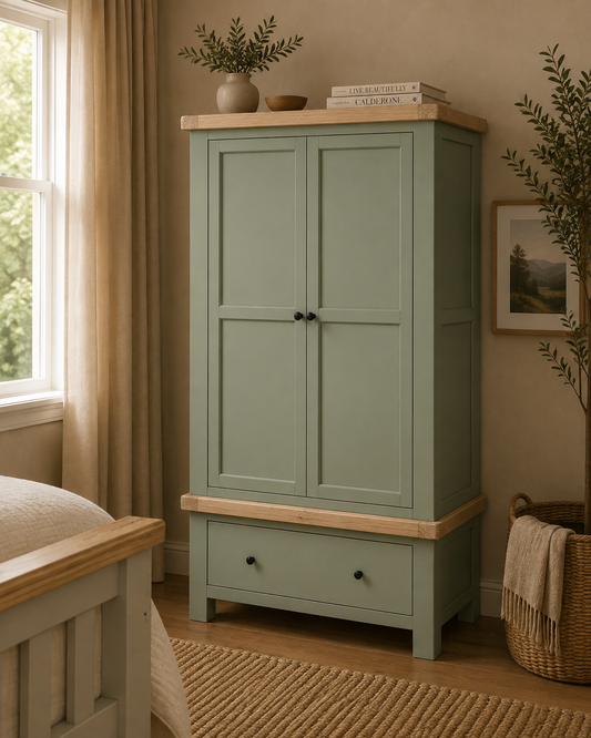 Toronto Double Wardrobe - Sage & Oak