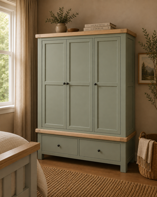 Toronto Triple Wardrobe - Sage & Oak