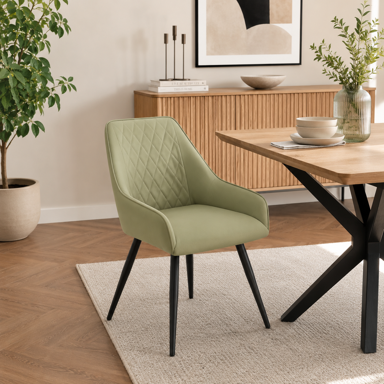 Gabriel Dining Chair - Green