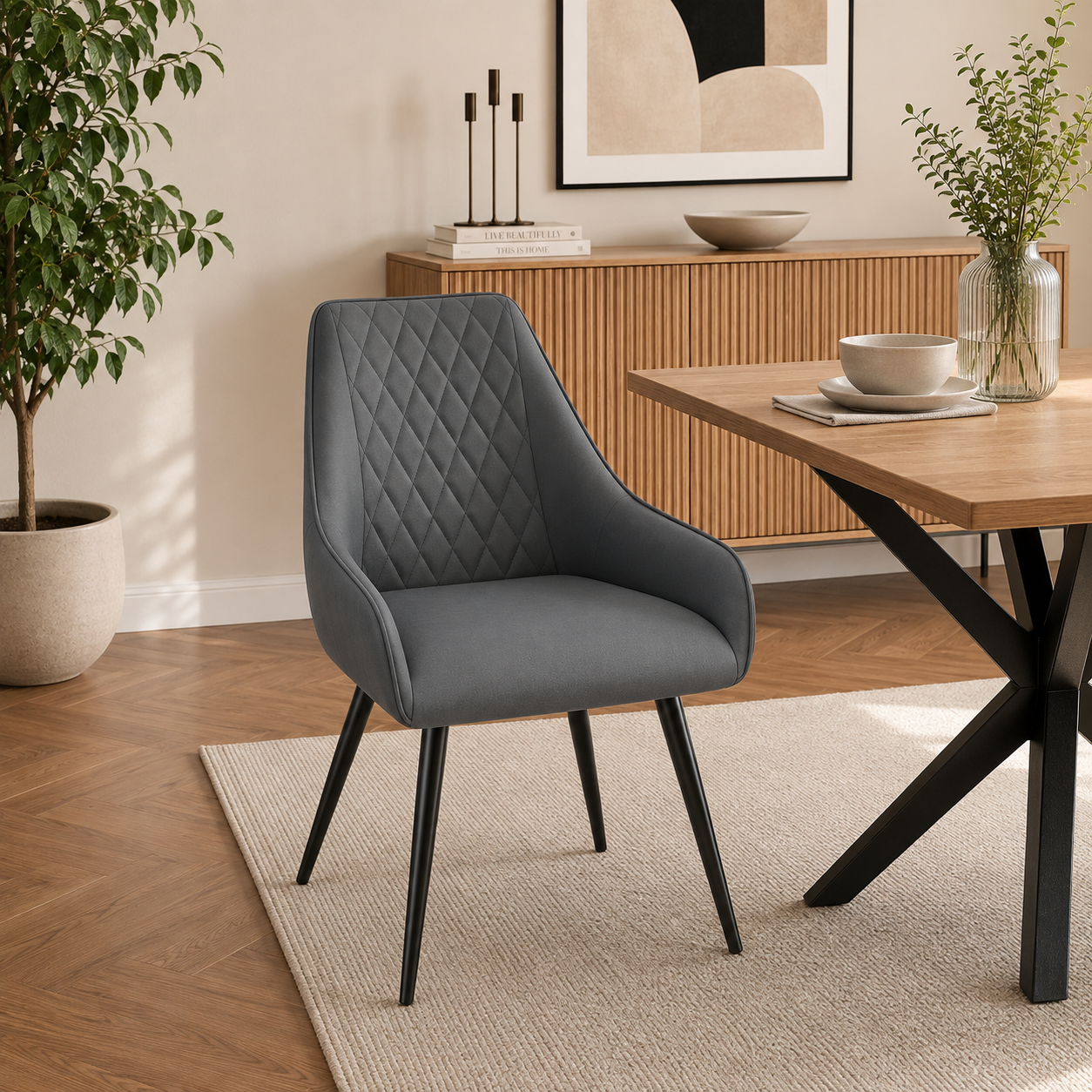 Gabriel Dining Chair - Midnight Blue