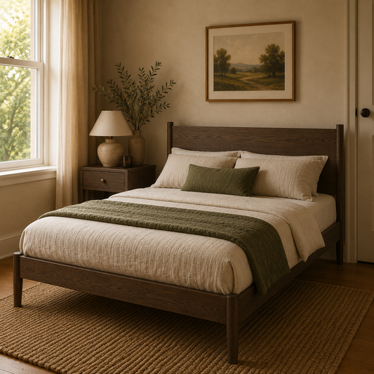 Paris Bed Frame - Dark Oak