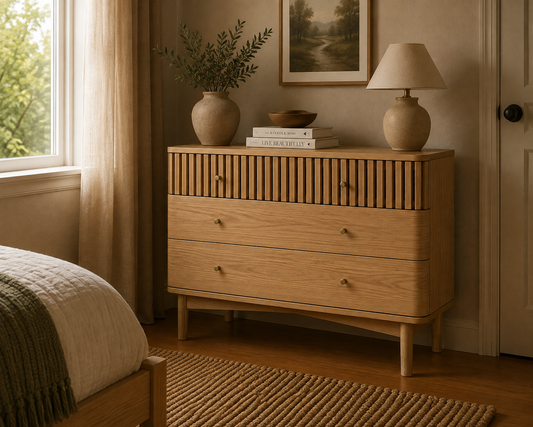 Soho Three Drawer Chest - Natural