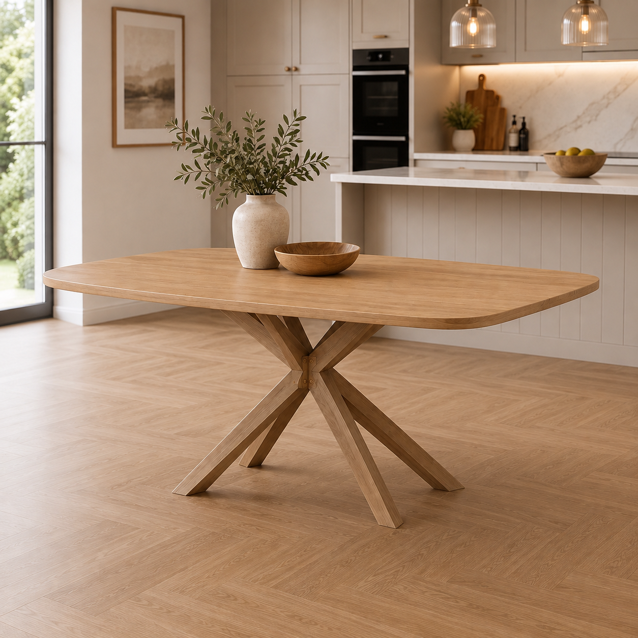Ashton 1.8m Dining Table - Oak