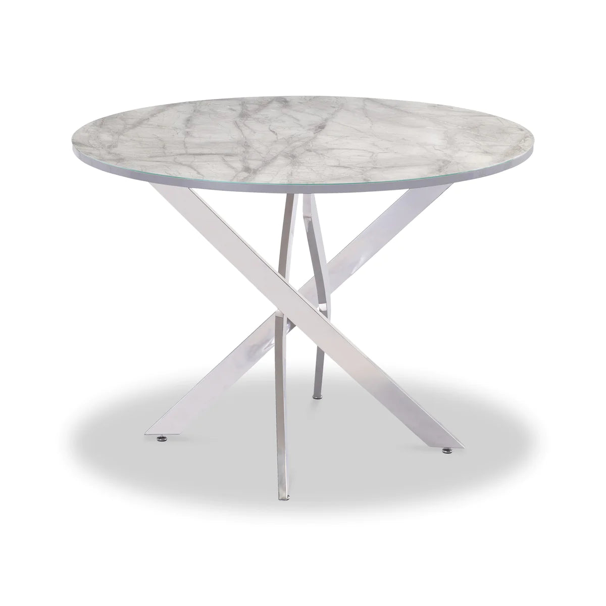 Carlow Round Dining Table - Grey