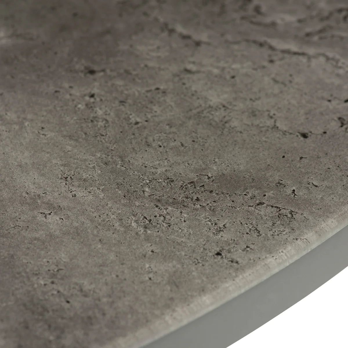 Carlow Round Dining Table - Charcoal