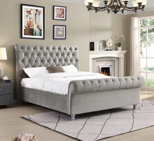 Danny Bed Frame - Silver