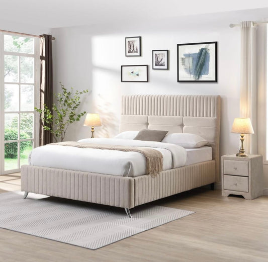 Cork Bed Frame - Cream