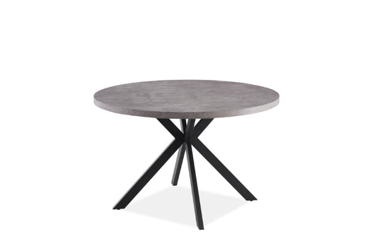 Oxford 1.2m Round Dining Table - Grey