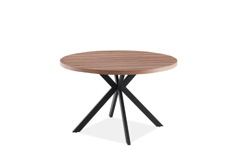 Oxford 1.2m Round Dining Table - Walnut